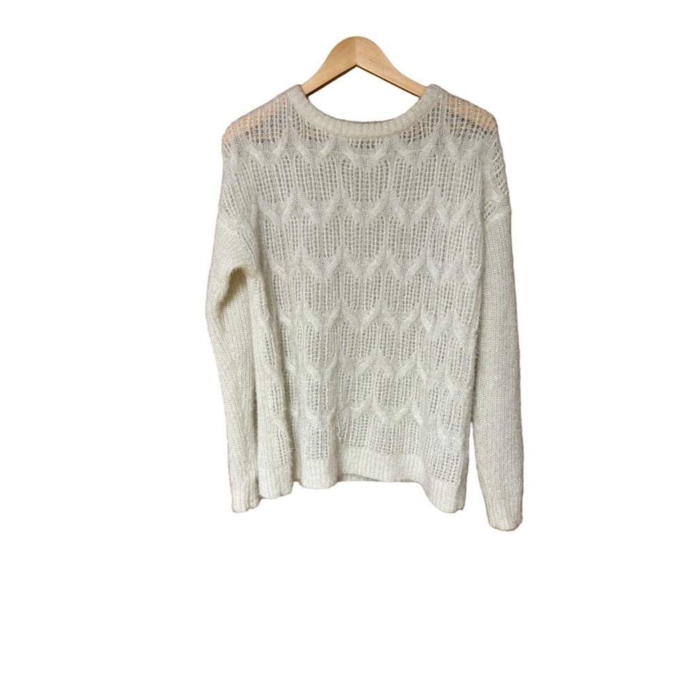 Soft Surroundings Cozy loose Knit Cottagecore Sweater Top with a hint of Sparkle